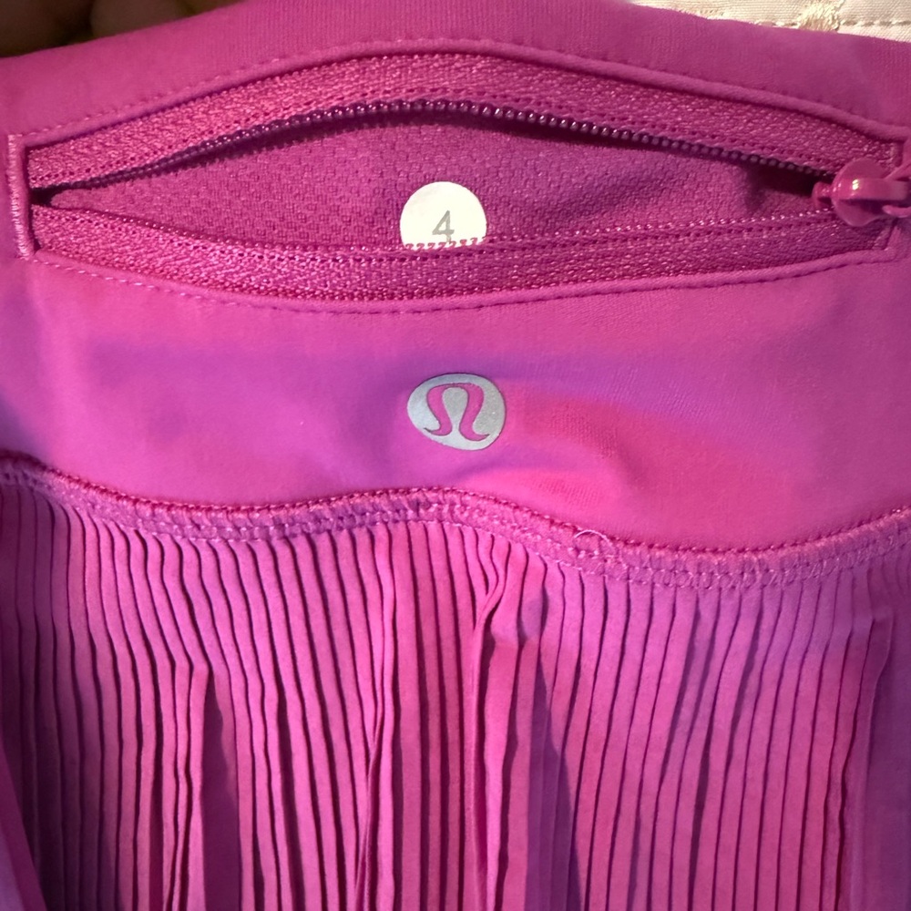 Lululemon athletica Pleat To Street Skirt III Ultra Violet size 4 - Picture 5 of 6